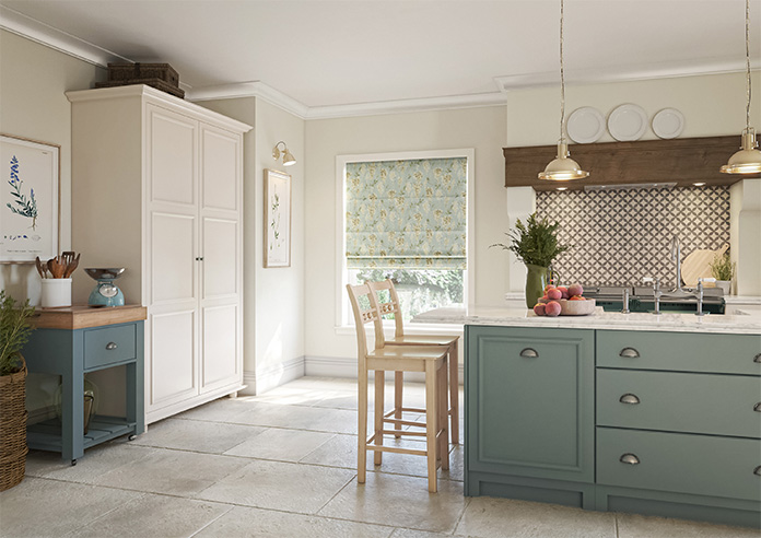 Wisteria Silk, Subtle Blue - Twist&Fit Roman Blind - Image 6